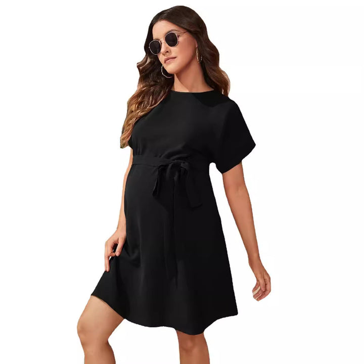 Elevate Your Maternity Wardrobe with Our Quarter Sleeve Dress