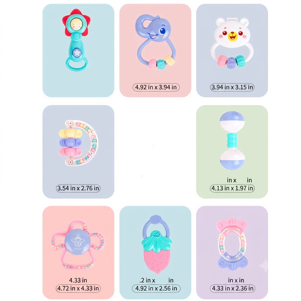 Early Education Baby Teether Toy